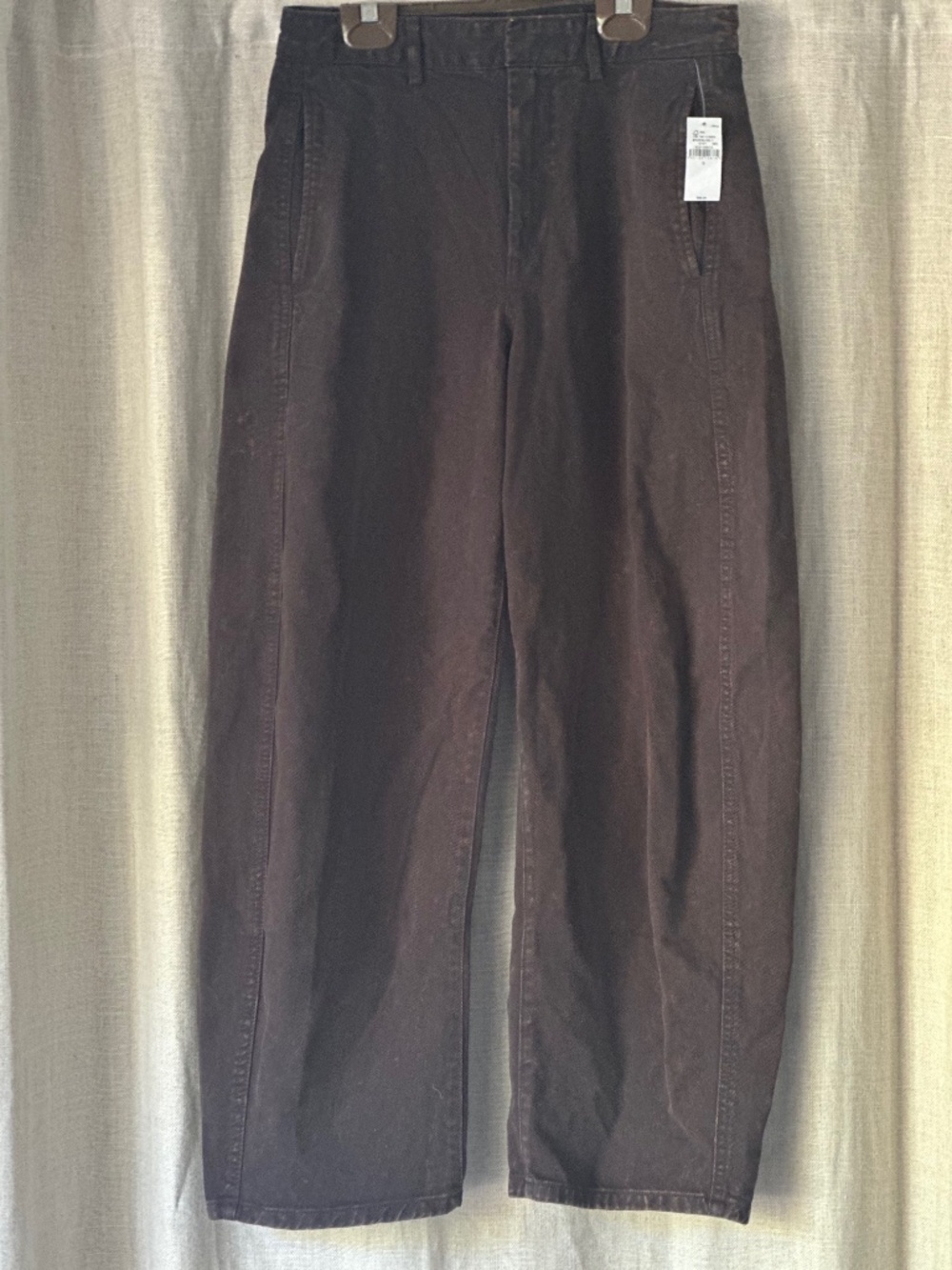 Gap Black Wash Barrel Pants. New With Tags.